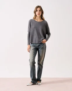 Absolut Cashmere Astrid<DAMES Ronde Hals|100% Kasjmier