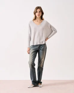 Absolut Cashmere Camille<DAMES V-Hals|Poncho'S