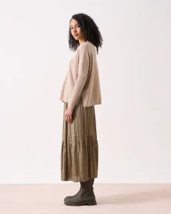 Absolut Cashmere Camille<DAMES V-Hals|Poncho'S