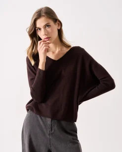 Absolut Cashmere Camille<DAMES V-Hals|Poncho'S