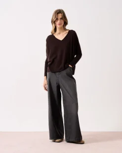 Absolut Cashmere Camille<DAMES V-Hals|Poncho'S
