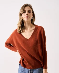 Absolut Cashmere Camille<DAMES V-Hals|Poncho'S