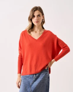 Absolut Cashmere Camille<DAMES V-Hals|Poncho'S