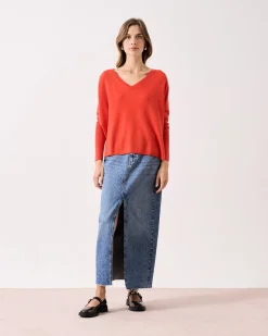 Absolut Cashmere Camille<DAMES V-Hals|Poncho'S