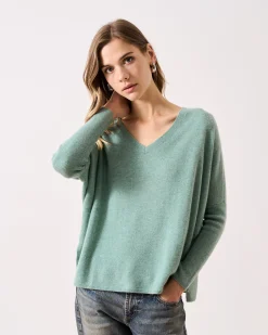 Absolut Cashmere Camille<DAMES V-Hals|Poncho'S