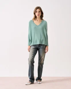 Absolut Cashmere Camille<DAMES V-Hals|Poncho'S