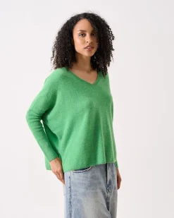 Absolut Cashmere Camille<DAMES V-Hals|Poncho'S