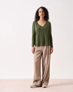 Absolut Cashmere Camille<DAMES V-Hals|Poncho'S