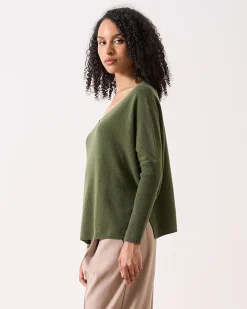 Absolut Cashmere Camille<DAMES V-Hals|Poncho'S