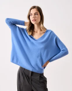 Absolut Cashmere Camille<DAMES V-Hals|Poncho'S