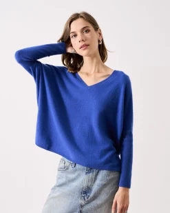 Absolut Cashmere Camille<DAMES V-Hals|Poncho'S