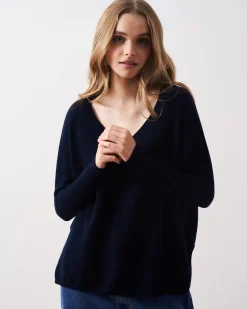 Absolut Cashmere Camille<DAMES V-Hals|100% Kasjmier