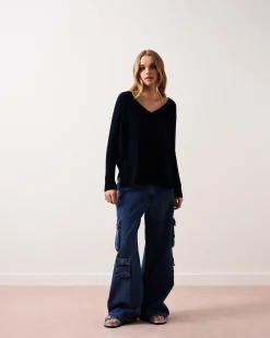 Absolut Cashmere Camille<DAMES V-Hals|100% Kasjmier