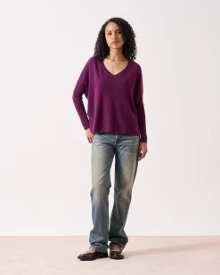 Absolut Cashmere Camille<DAMES V-Hals|Poncho'S