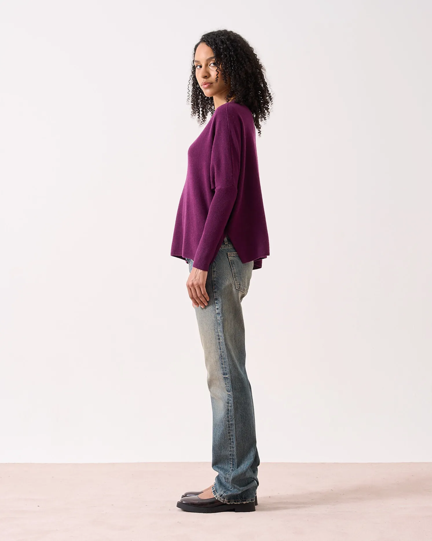 Absolut Cashmere Camille<DAMES V-Hals|Poncho'S