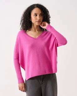 Absolut Cashmere Camille<DAMES V-Hals|Poncho'S