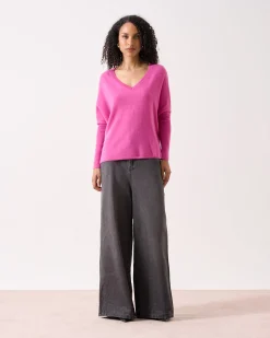 Absolut Cashmere Camille<DAMES V-Hals|Poncho'S
