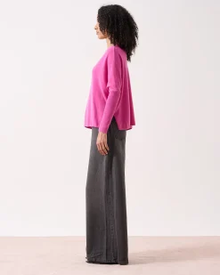 Absolut Cashmere Camille<DAMES V-Hals|Poncho'S