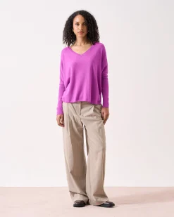 Absolut Cashmere Camille<DAMES V-Hals|Poncho'S
