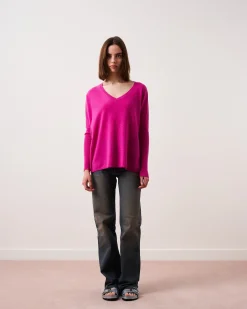 Absolut Cashmere Camille<DAMES V-Hals|Poncho'S