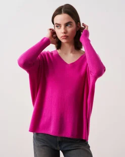 Absolut Cashmere Camille<DAMES V-Hals|Poncho'S