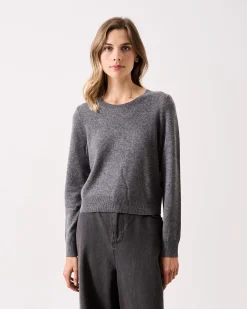 Absolut Cashmere Carlie<DAMES Ronde Hals|100% Kasjmier