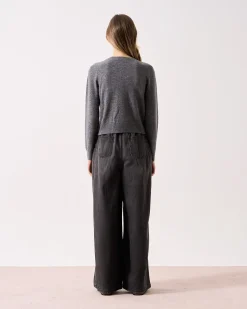 Absolut Cashmere Carlie<DAMES Ronde Hals|100% Kasjmier
