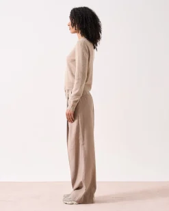 Absolut Cashmere Carlie<DAMES Ronde Hals|100% Kasjmier