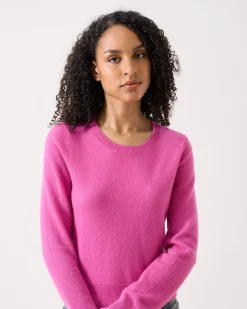 Absolut Cashmere Carlie<DAMES Ronde Hals|100% Kasjmier