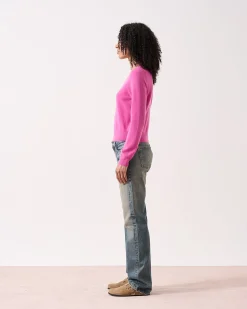 Absolut Cashmere Carlie<DAMES Ronde Hals|100% Kasjmier