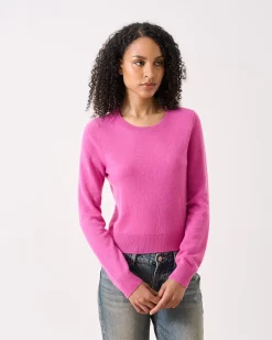 Absolut Cashmere Carlie<DAMES Ronde Hals|100% Kasjmier