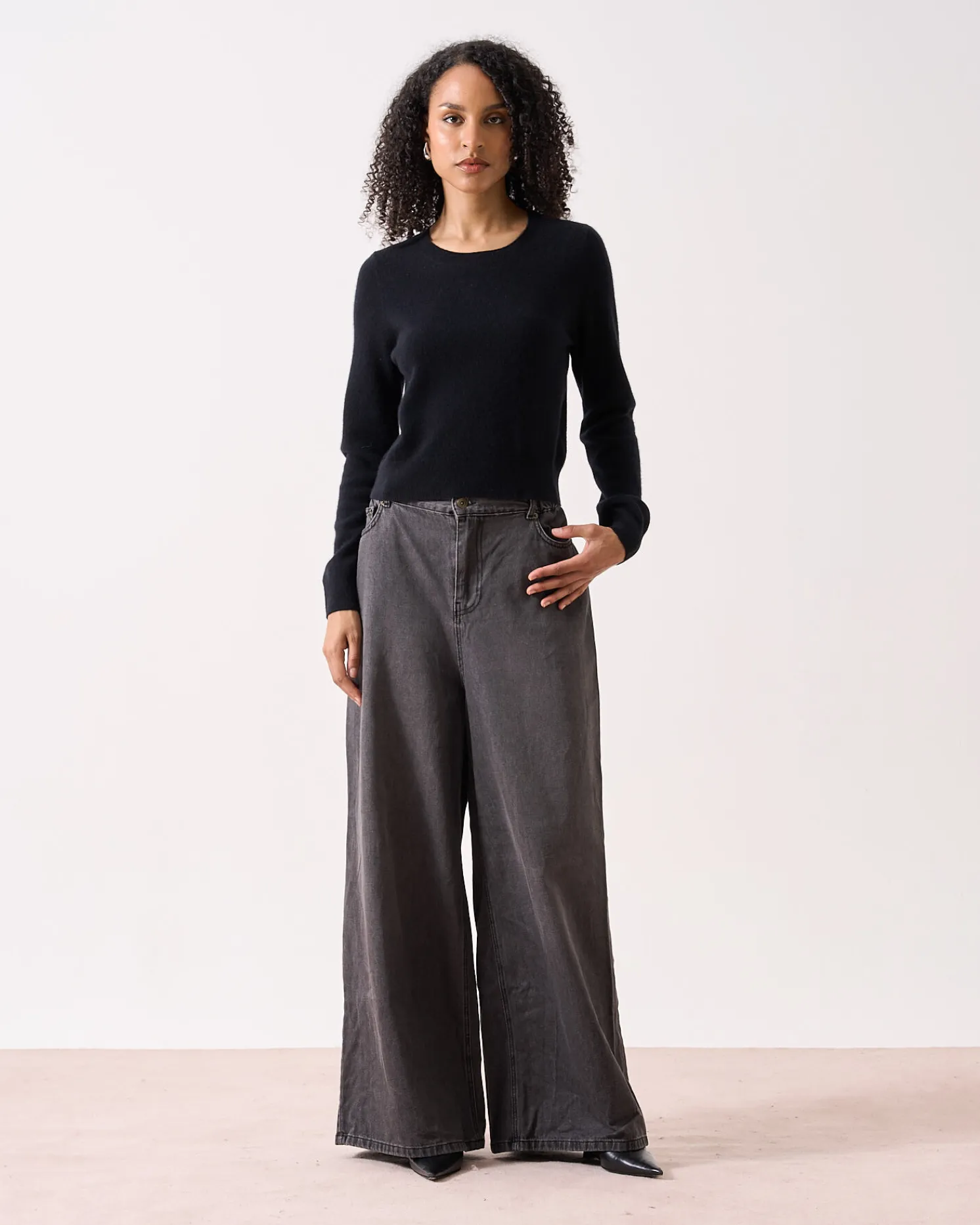 Absolut Cashmere Carlie<DAMES Ronde Hals|100% Kasjmier