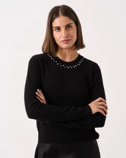 Absolut Cashmere Carlie Sparkles<DAMES Ronde Hals