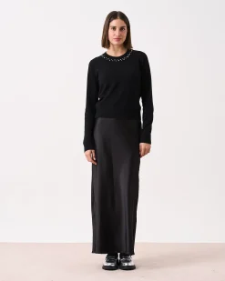 Absolut Cashmere Carlie Sparkles<DAMES Ronde Hals