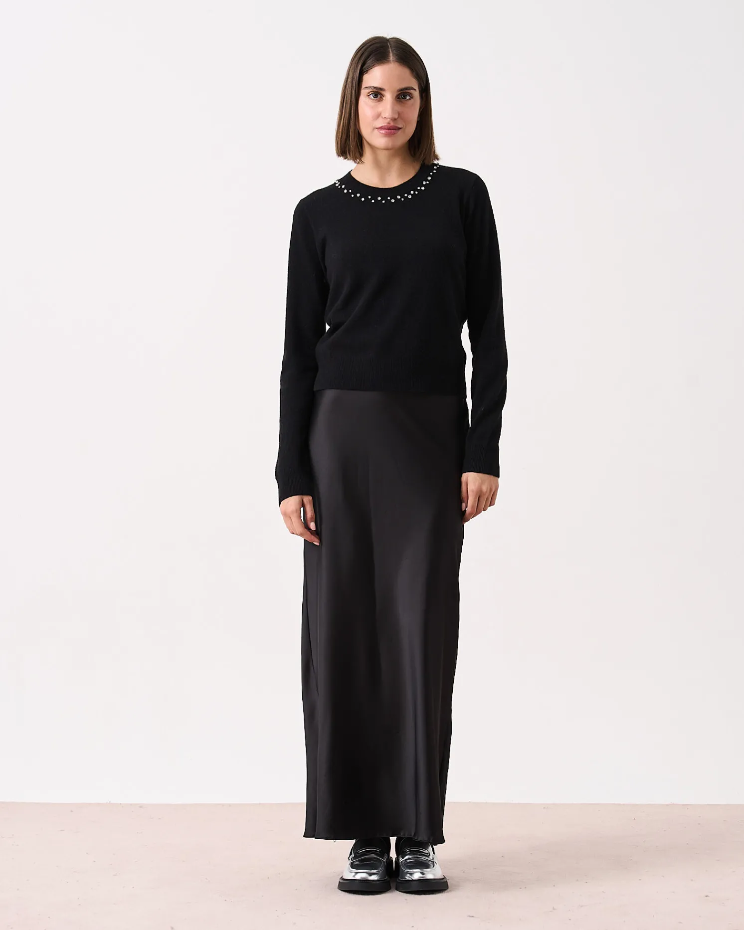 Absolut Cashmere Carlie Sparkles<DAMES Ronde Hals