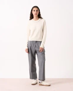 Absolut Cashmere Carlie Sparkles<DAMES Ronde Hals