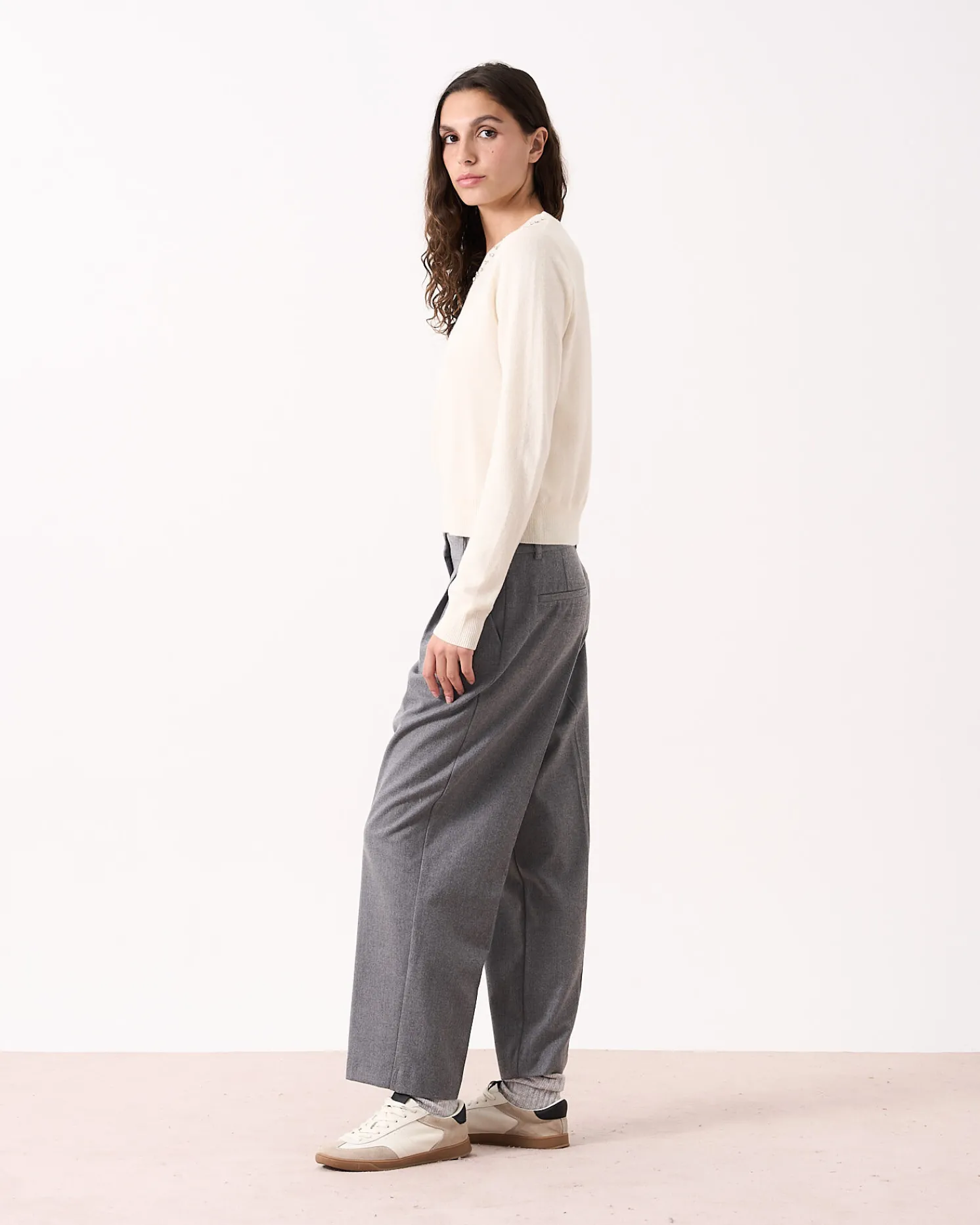 Absolut Cashmere Carlie Sparkles<DAMES Ronde Hals