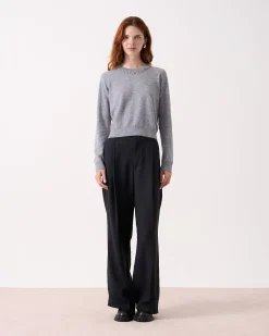 Absolut Cashmere Carlie Sparkles<DAMES Ronde Hals