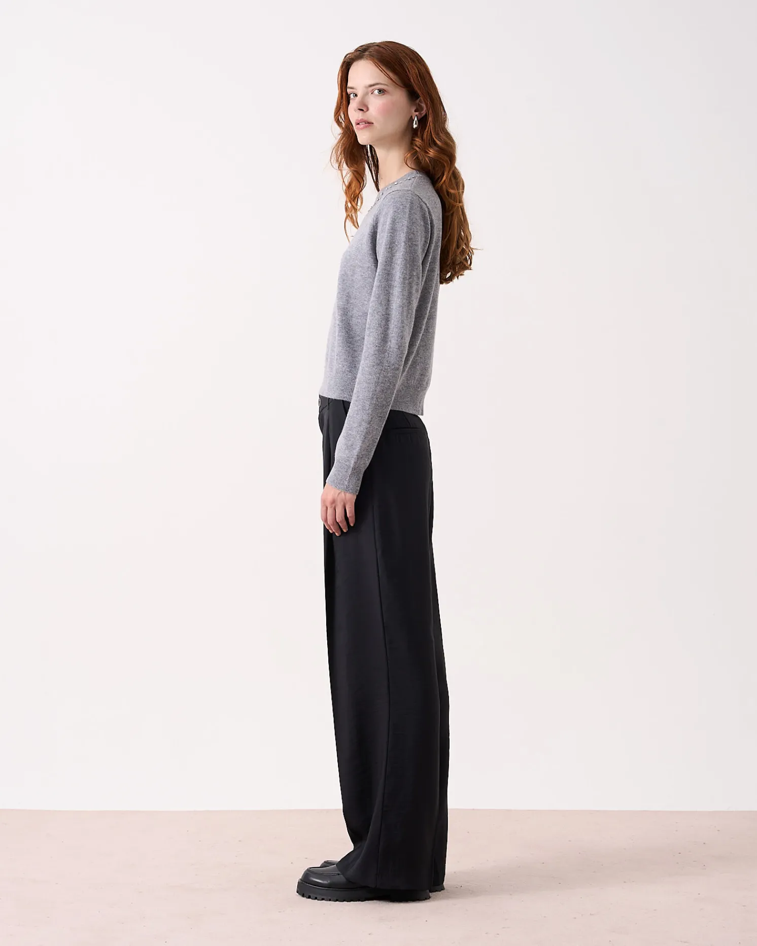Absolut Cashmere Carlie Sparkles<DAMES Ronde Hals