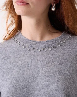 Absolut Cashmere Carlie Sparkles<DAMES Ronde Hals