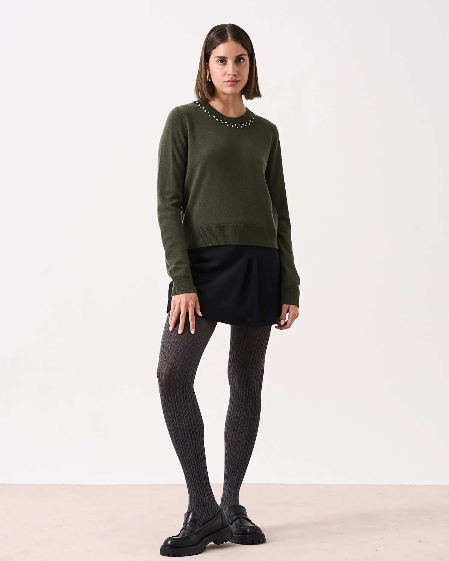 Absolut Cashmere Carlie Sparkles<DAMES Ronde Hals