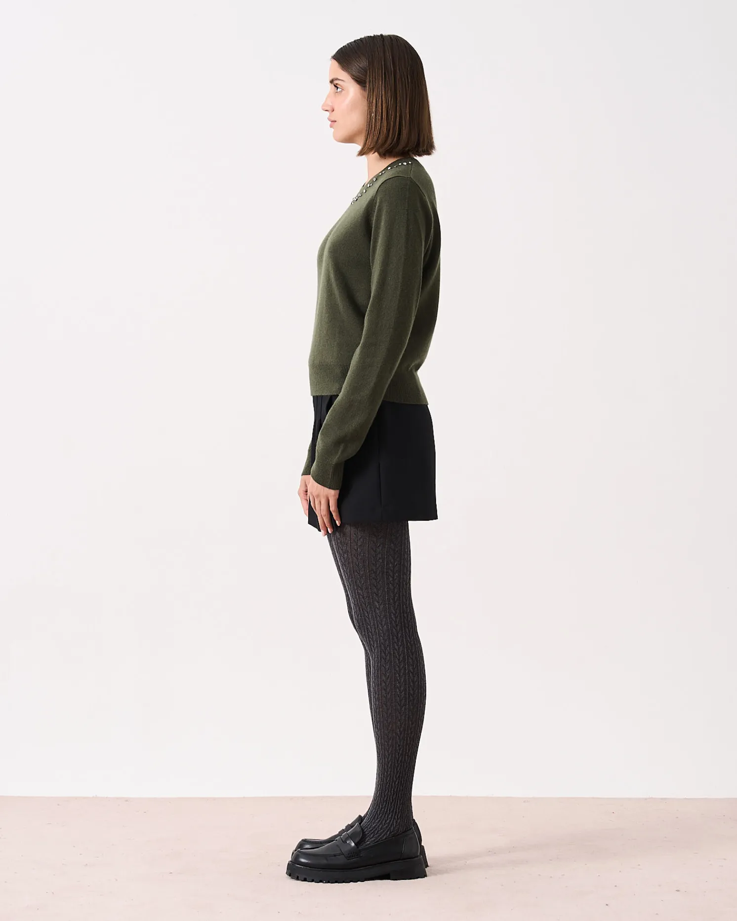 Absolut Cashmere Carlie Sparkles<DAMES Ronde Hals