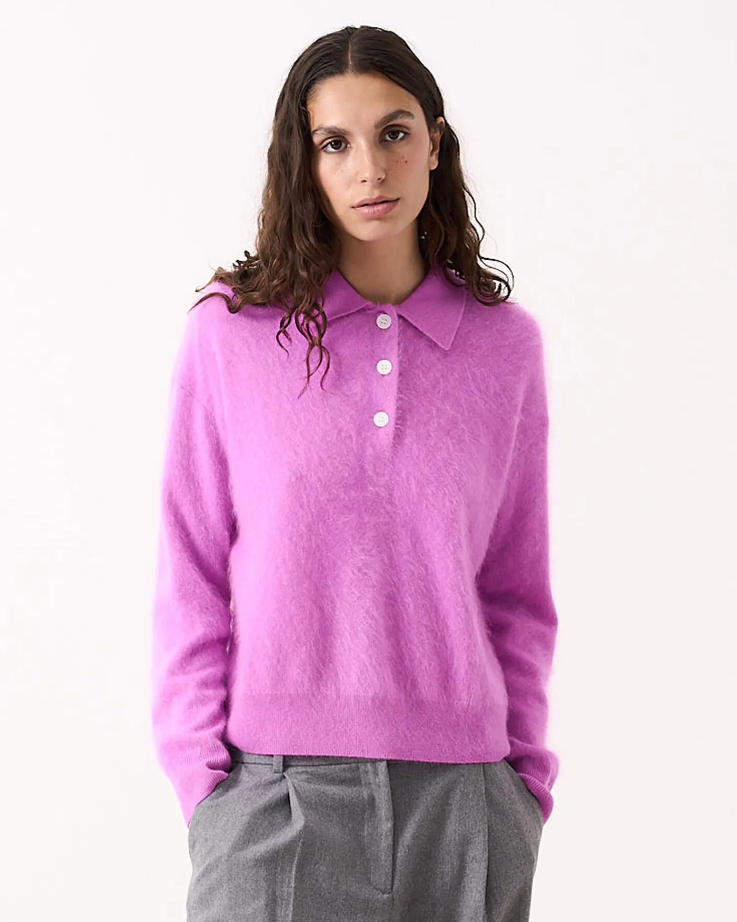 Absolut Cashmere Cashel<DAMES V-Hals|100% Kasjmier