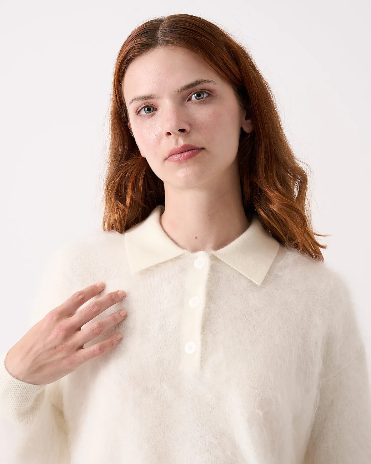 Absolut Cashmere Cashel<DAMES V-Hals|100% Kasjmier