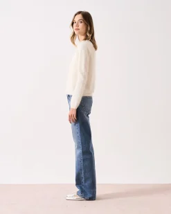 Absolut Cashmere Clare<DAMES Ronde Hals|100% Kasjmier