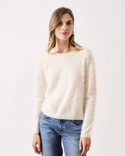 Absolut Cashmere Clare<DAMES Ronde Hals|100% Kasjmier