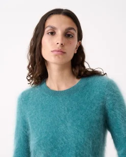 Absolut Cashmere Clare<DAMES Ronde Hals|100% Kasjmier