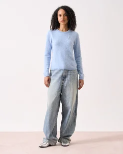Absolut Cashmere Clare<DAMES Ronde Hals|100% Kasjmier