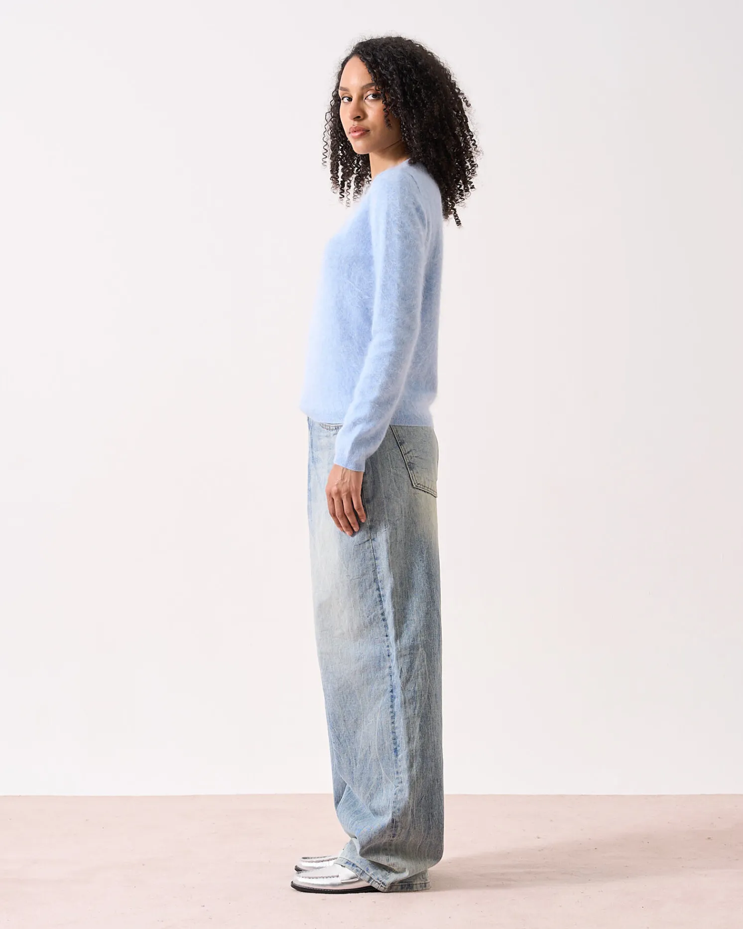 Absolut Cashmere Clare<DAMES Ronde Hals|100% Kasjmier