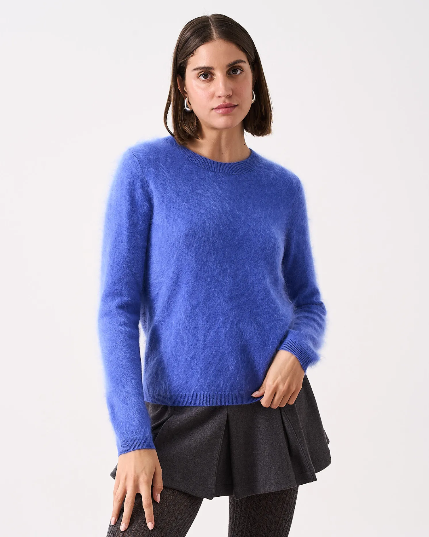 Absolut Cashmere Clare<DAMES Ronde Hals|100% Kasjmier
